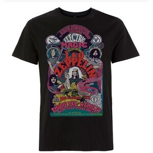 Electric Magic Black Graphic T-Shirt